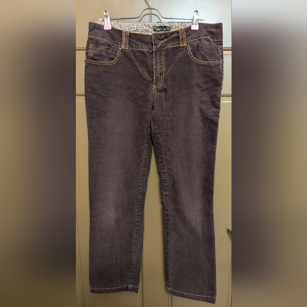 Prana Purple Broqn Pants